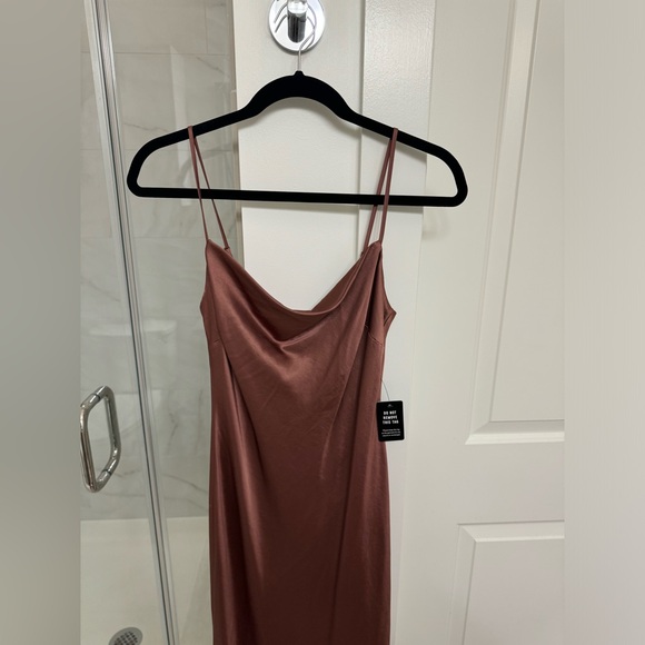 NWT Express Satin Midi Dress - Picture 4 of 10